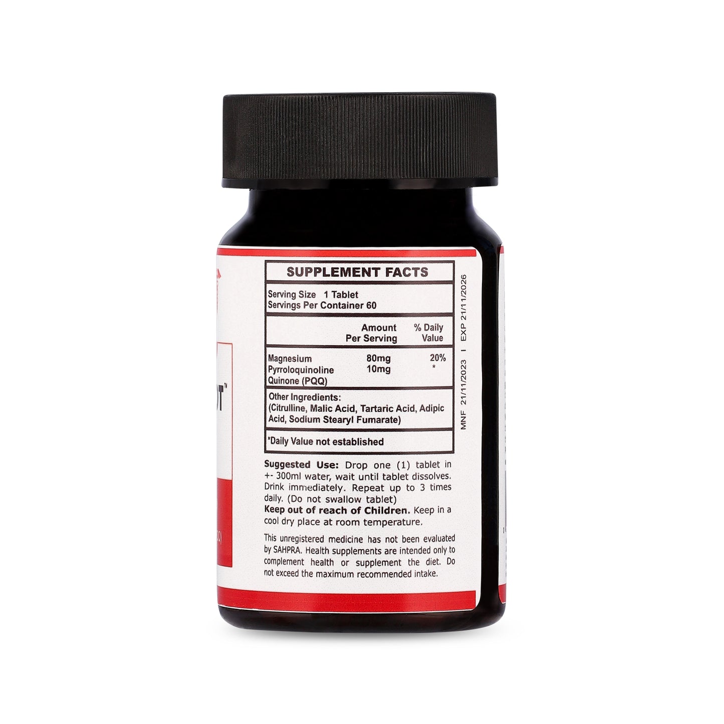 Hydro Shot + PQQ Tablets 60's