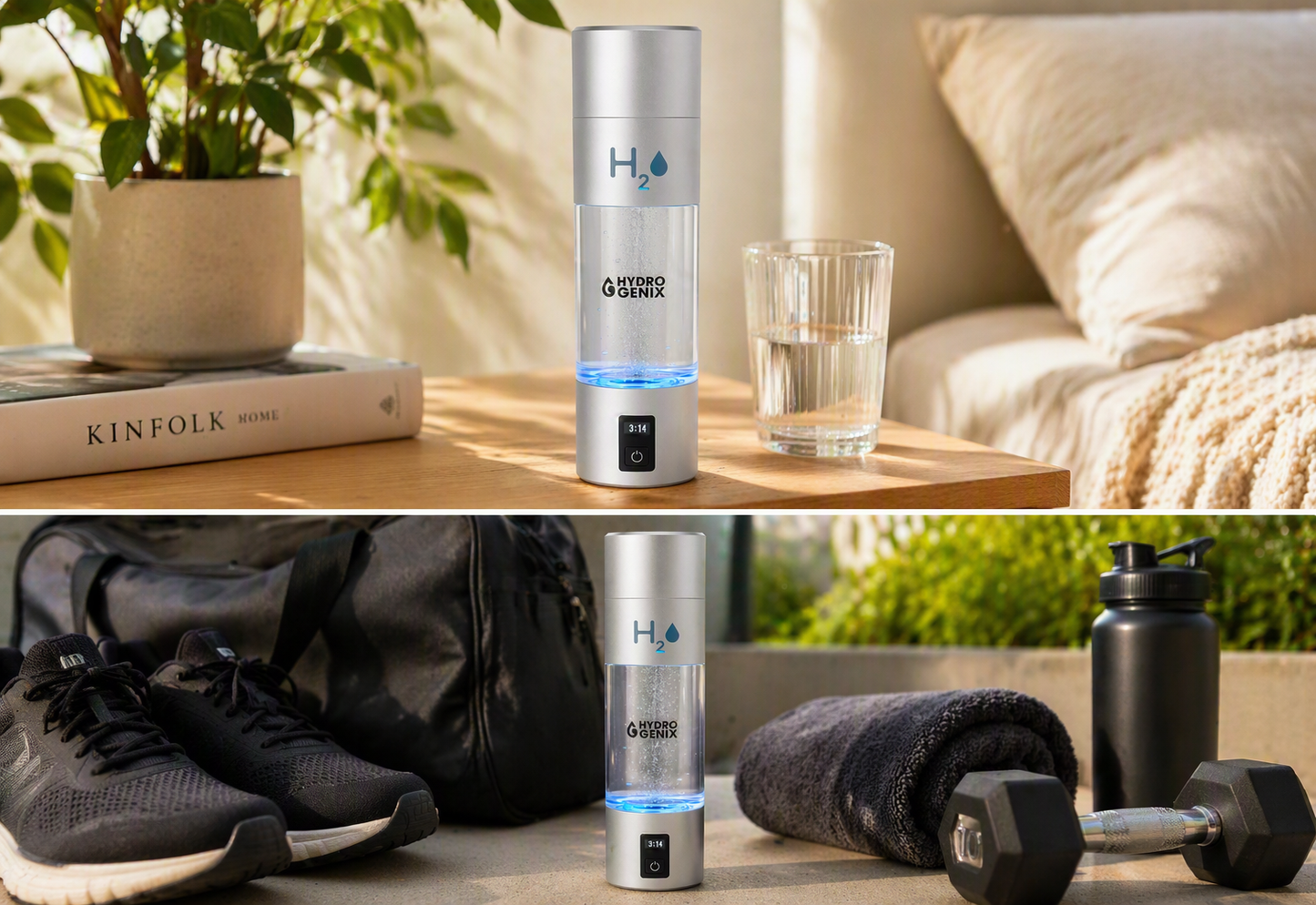 HydroGenix Water Bottle - 4000ppb with bio resonance