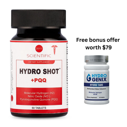 Hydro Shot + PPQ Tablets 60's (with bonus offer)