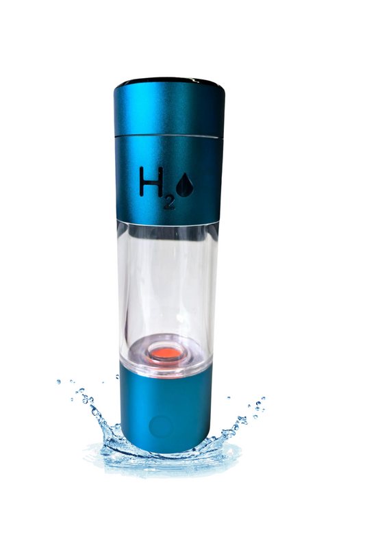 Hydrogenix Water Bottle (Blue) - generates 1500-3000ppb (plus free Hydro Tabs)